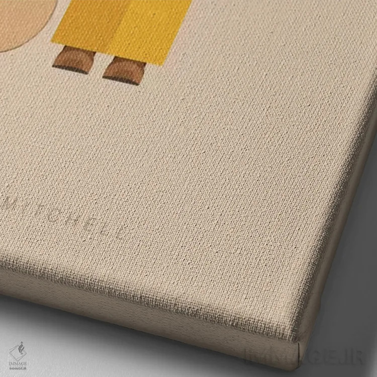 تابلو دکوراتیو جانی میچل اثر فرد بیرچال - نمای نزدیک بافت بوم