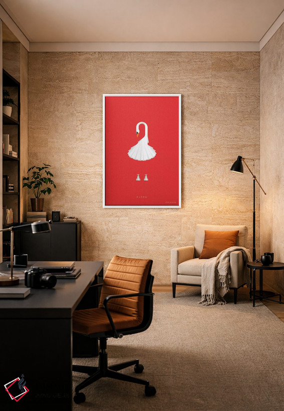 تابلو دکوراتیو بیورک اثر فرد بیرچال - D6W