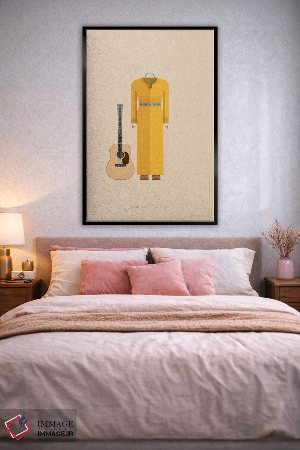 تابلو دکوراتیو جانی میچل اثر فرد بیرچال - D2B