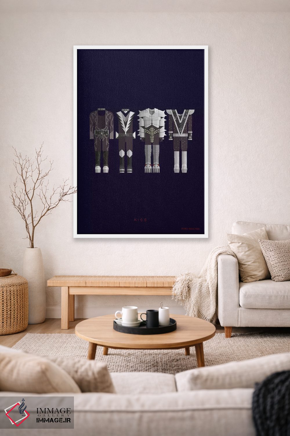 تابلو دکوراتیو کیس اثر فرد بیرچال - D1W