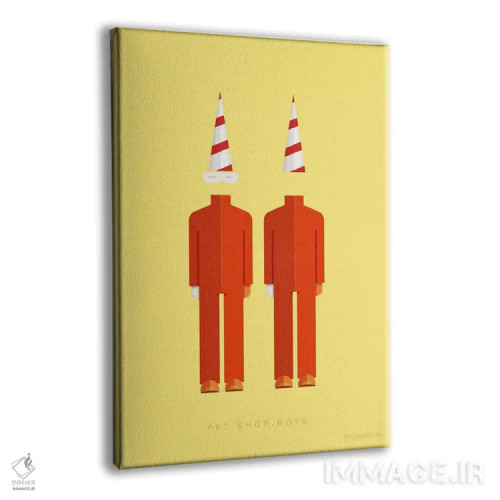 تابلو دکوراتیو پت شاپ بویز اثر فرد بیرچال - نمای پرسپکتیو محصول