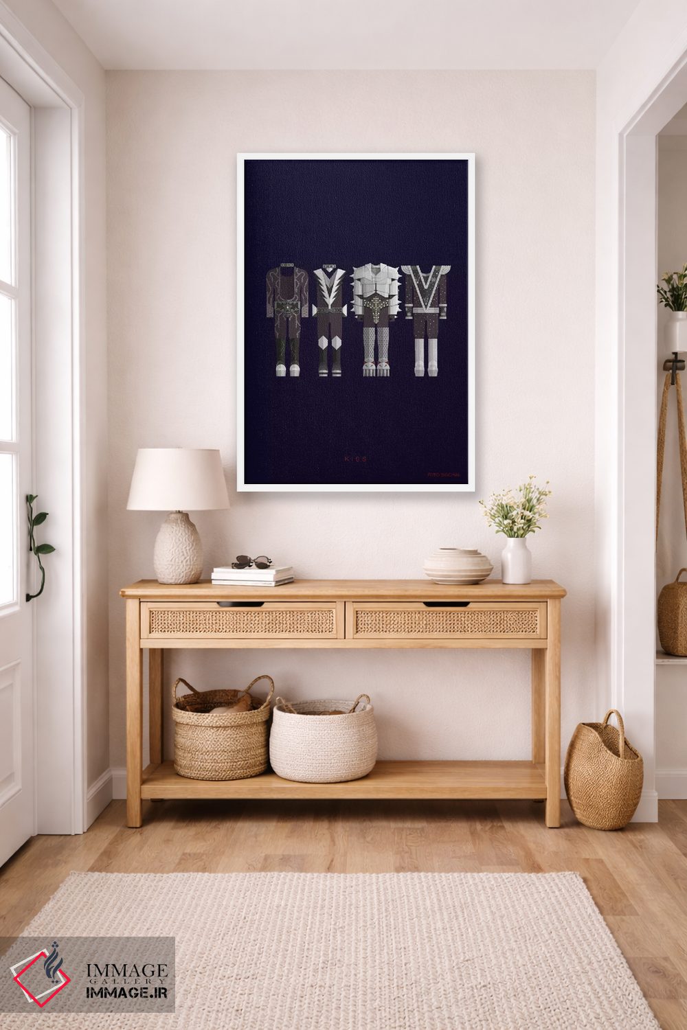 تابلو دکوراتیو کیس اثر فرد بیرچال - D6W