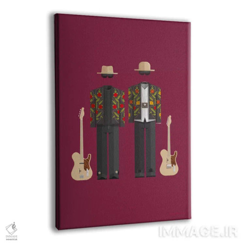 تابلو دکوراتیو زی زی تاپ اثر فرد بیرچال - نمای پرسپکتیو محصول