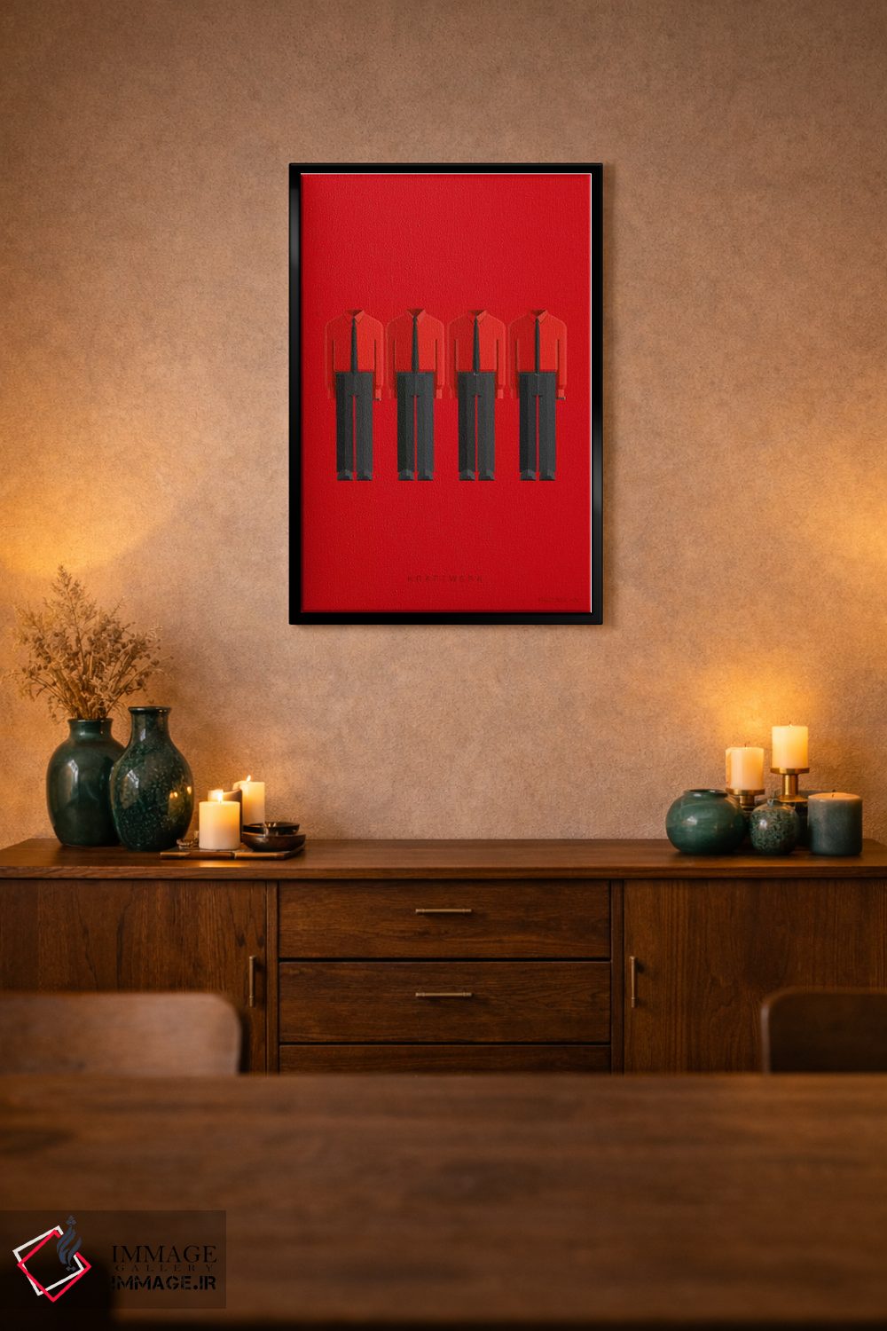 تابلو دکوراتیو کرفت ورک اثر فرد بیرچال - D2B