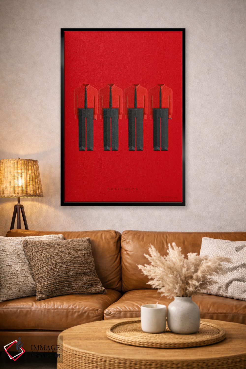 تابلو دکوراتیو کرفت ورک اثر فرد بیرچال - D4B