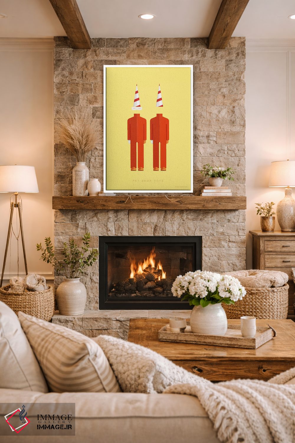 تابلو دکوراتیو پت شاپ بویز اثر فرد بیرچال - D1W