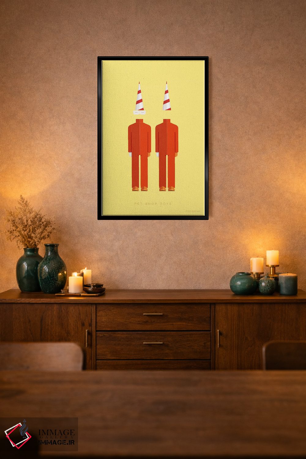 تابلو دکوراتیو پت شاپ بویز اثر فرد بیرچال - D2B
