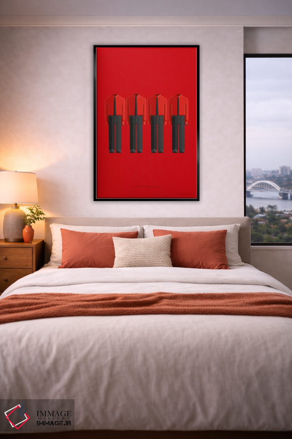 تابلو دکوراتیو کرفت ورک اثر فرد بیرچال - D5B