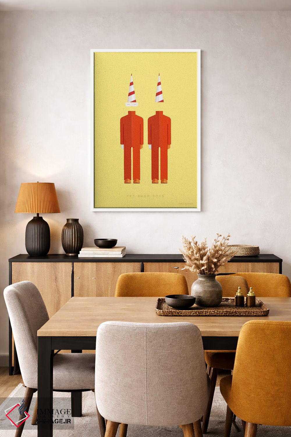 تابلو دکوراتیو پت شاپ بویز اثر فرد بیرچال - D6W