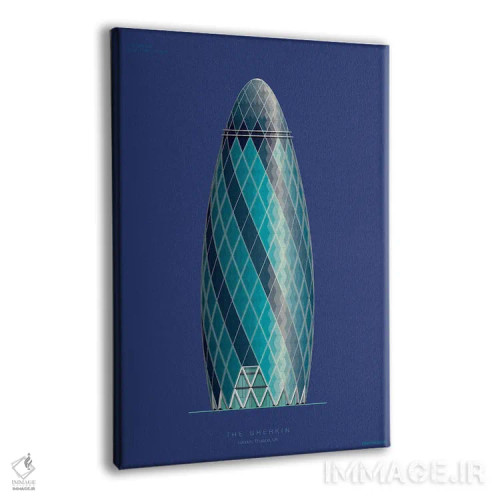 تابلو دکوراتیو ۳۰ خیابان سنت مری اکس – لندن، انگلستان اثر فرد بیرچال - نمای پرسپکتیو محصول