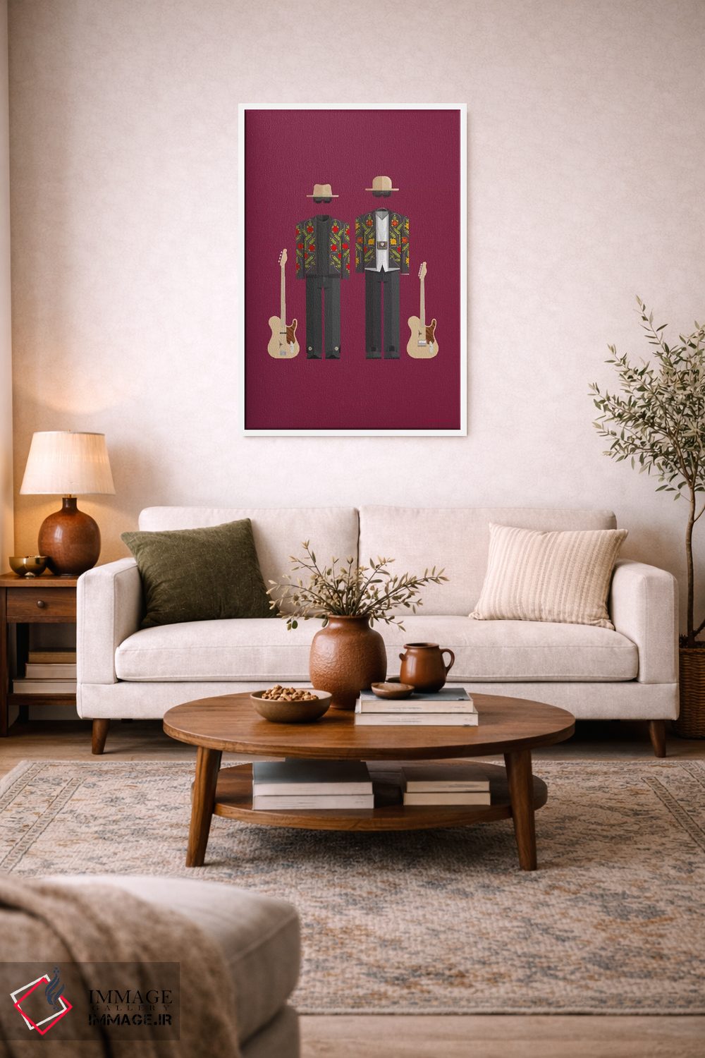 تابلو دکوراتیو زی زی تاپ اثر فرد بیرچال - D4W
