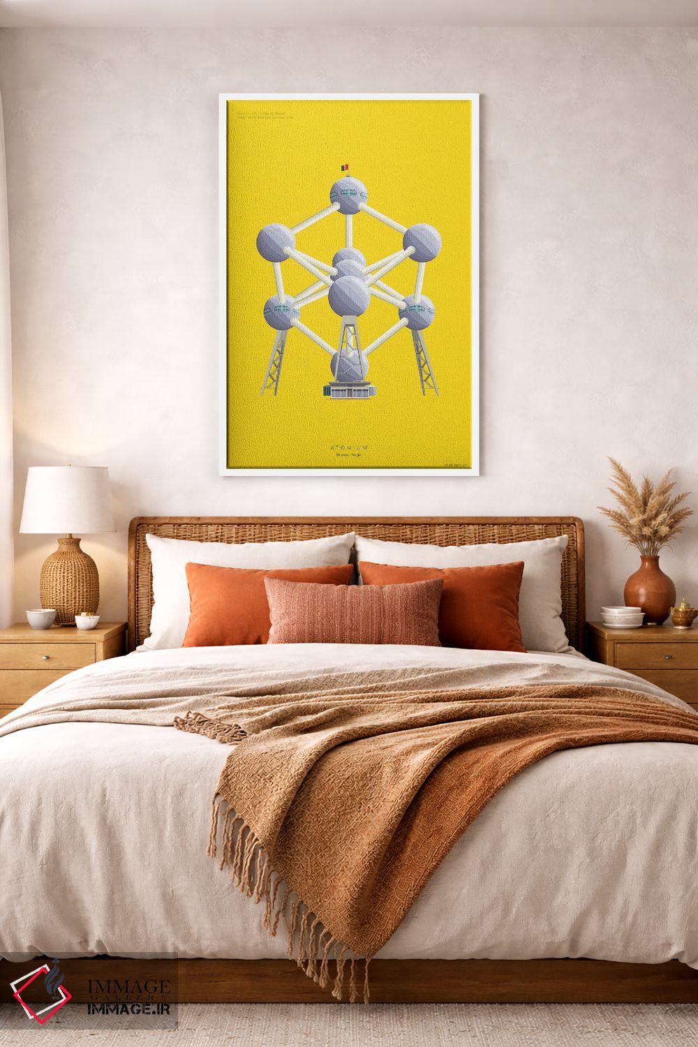 تابلو دکوراتیو اتومیوم – بروکسل، بلژیک اثر فرد بیرچال - D2W