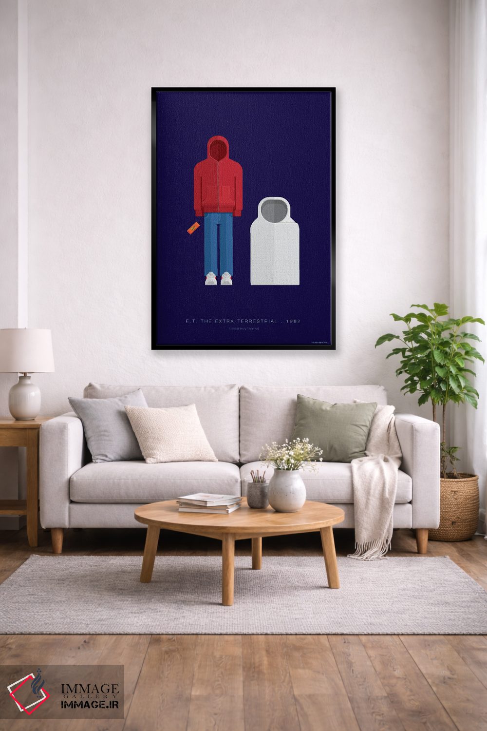 تابلو دکوراتیو ای.تی. موجود فرازمینی اثر فرد بیرچال - D2B