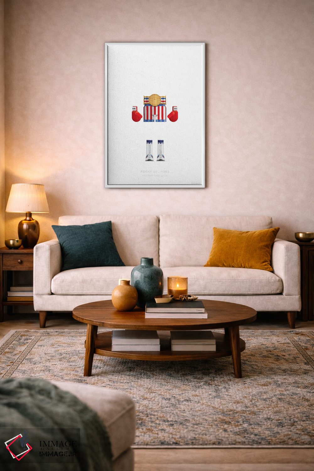 تابلو مینیمال راکی ۳ اثر فرد بیرچال - D2W