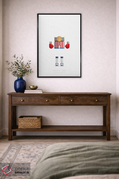 تابلو مینیمال راکی ۳ اثر فرد بیرچال - D4B