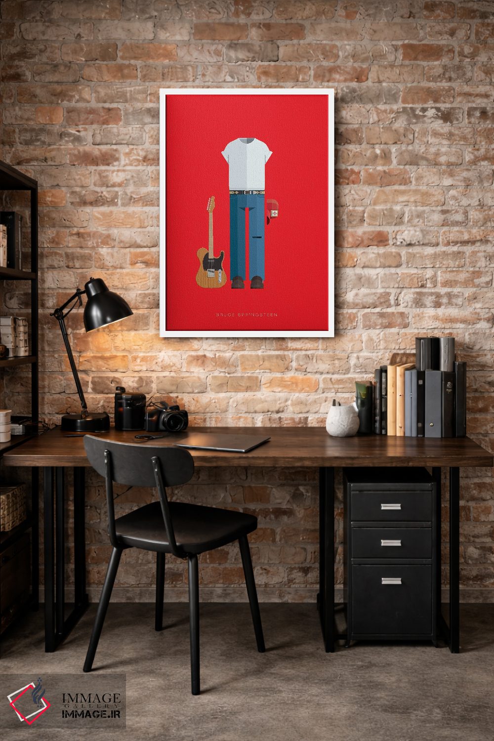 تابلو دکوراتیو بروس اسپرینگستین اثر فرد بیرچال - D2W