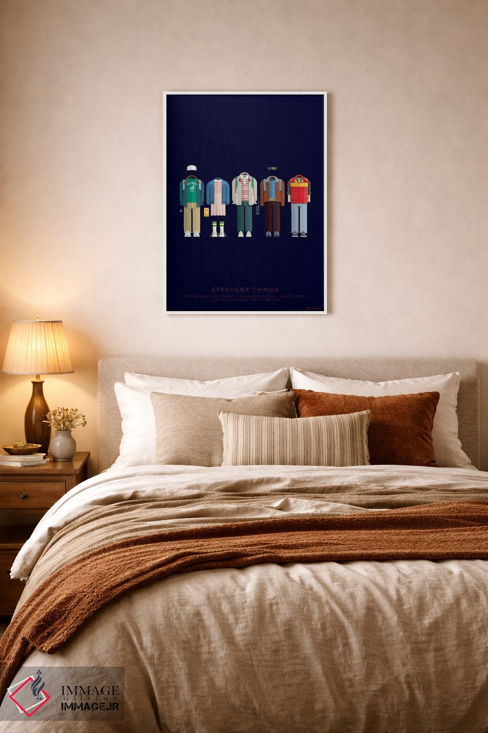 تابلو مینیمال چیزهای عجیب اثر فرد بیرچال - D5W