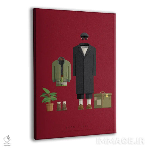 تابلو مینیمال لئون، ۱۹۹۴ اثر فرد بیرچال - نمای پرسپکتیو محصول