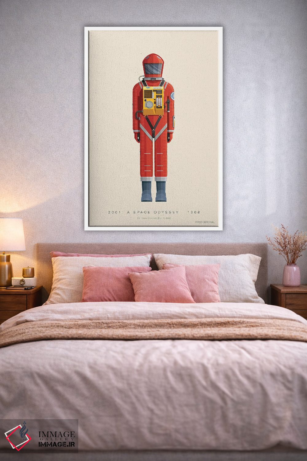 تابلو مینیمال ۲۰۰۱: یک اودیسه فضایی اثر فرد بیرچال - D1W