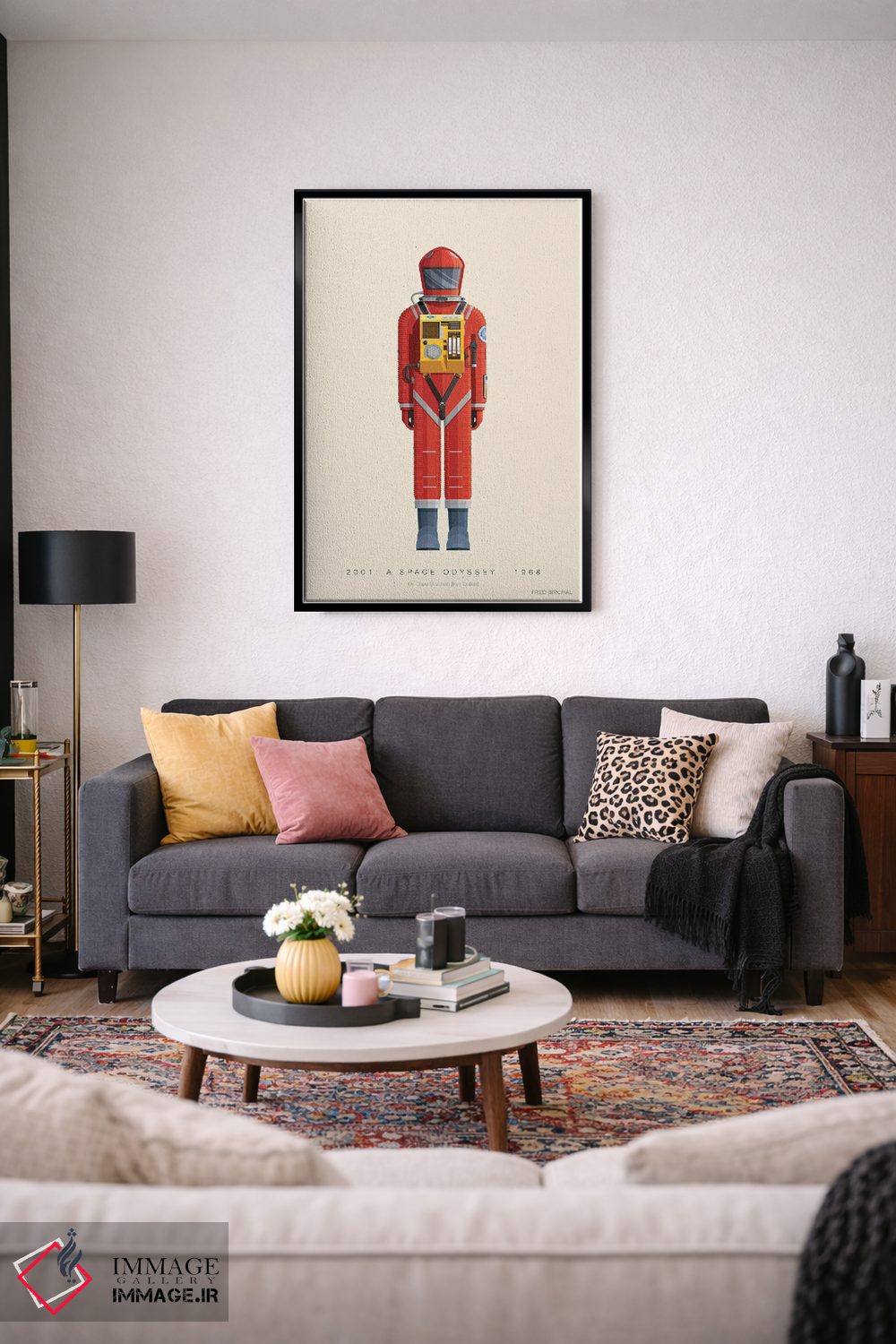 تابلو مینیمال ۲۰۰۱: یک اودیسه فضایی اثر فرد بیرچال - D2B