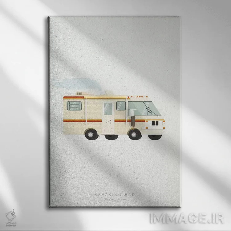 تابلو دکوراتیو برکینگ بد اثر فرد بیرچال - نمای روبهرو روی دیوار