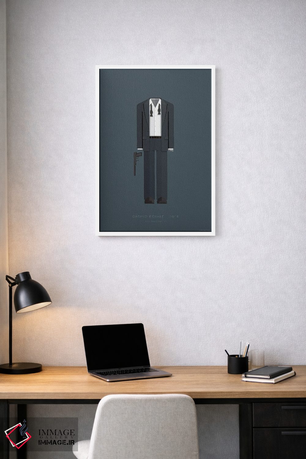 تابلو مینیمال کازینو رویال اثر فرد بیرچال - D1W