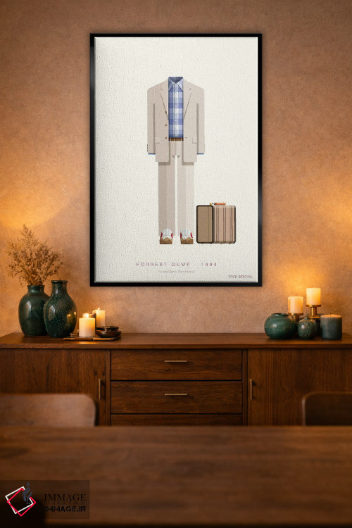 تابلو مینیمال فارست گامپ، ۱۹۹۴ اثر فرد بیرچال - D2B