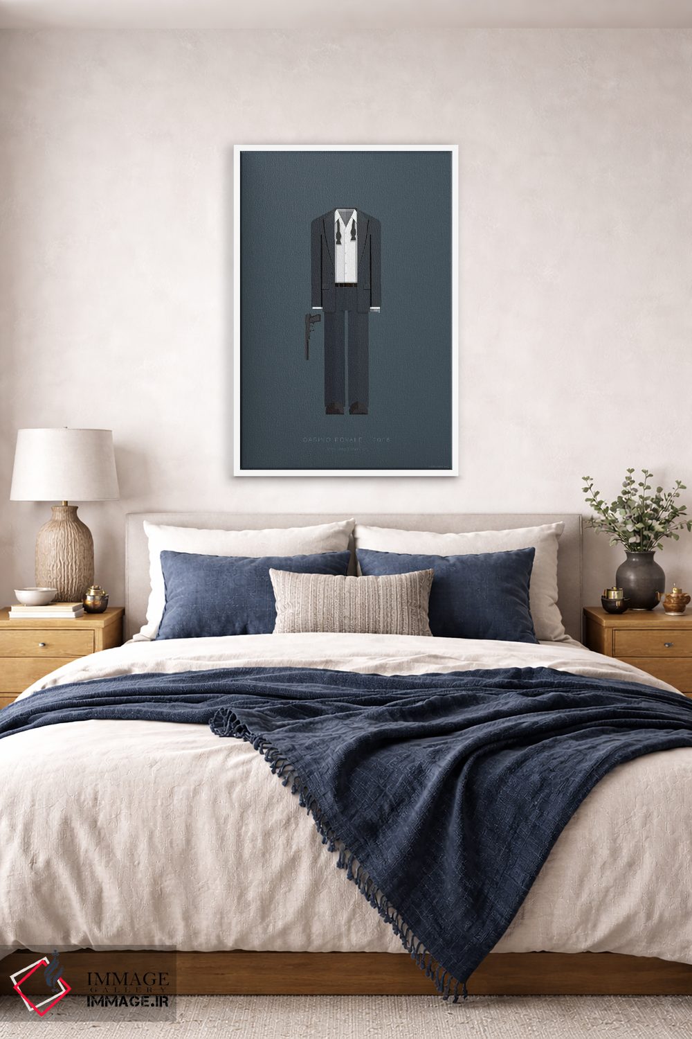 تابلو مینیمال کازینو رویال اثر فرد بیرچال - D4W