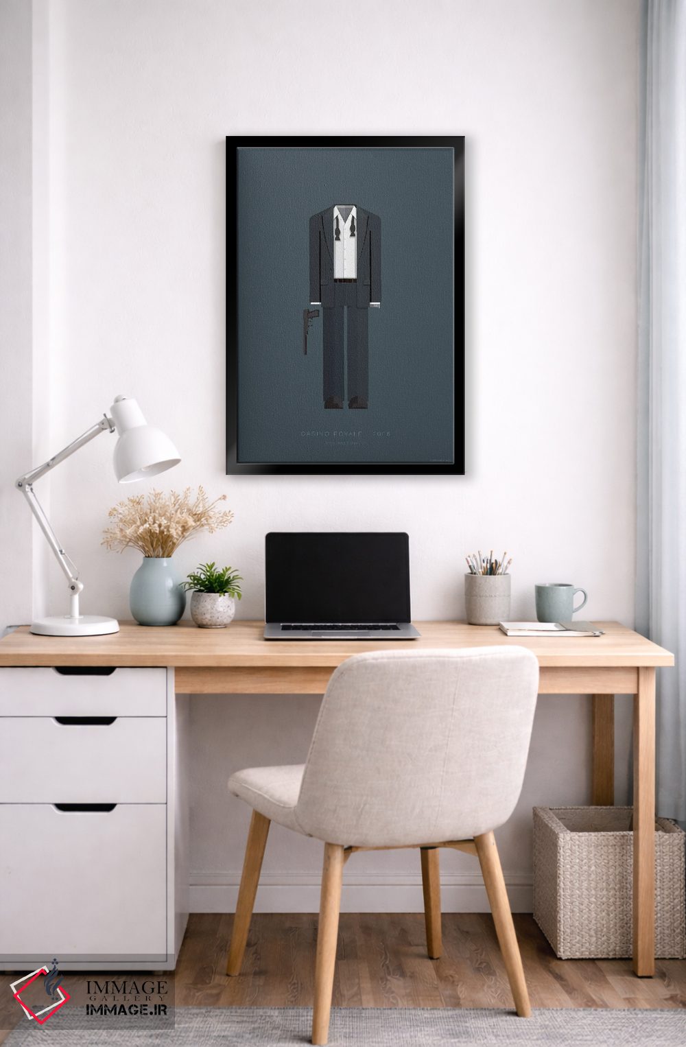 تابلو مینیمال کازینو رویال اثر فرد بیرچال - D6B