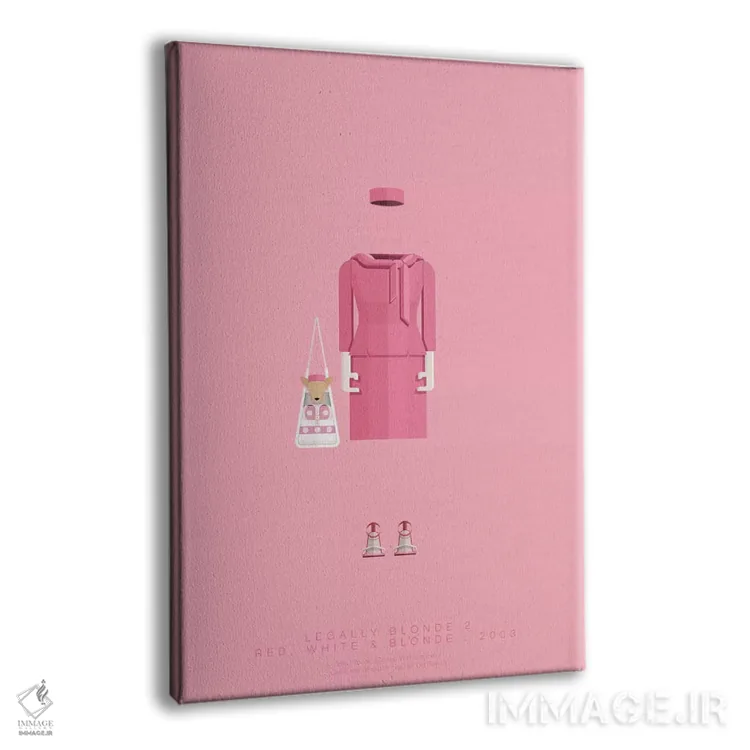 تابلو مینیمال بلوند قانونی اثر فرد بیرچال - نمای پرسپکتیو محصول