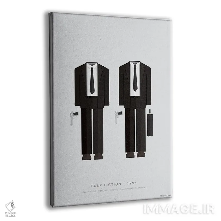 تابلو مینیمال داستان عامه پسند اثر فرد بیرچال - نمای پرسپکتیو محصول