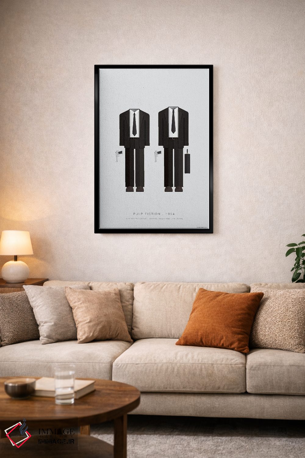 تابلو مینیمال داستان عامه پسند اثر فرد بیرچال - D4B