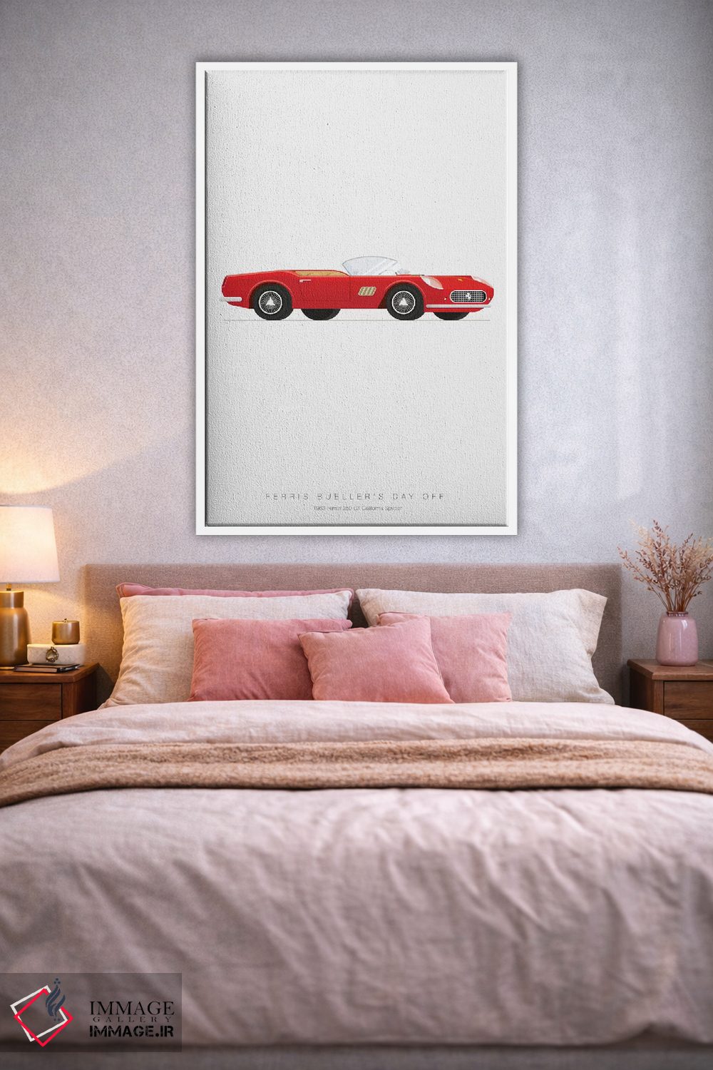 تابلو مینیمال مرخصی فریس بولر اثر فرد بیرچال - D1W