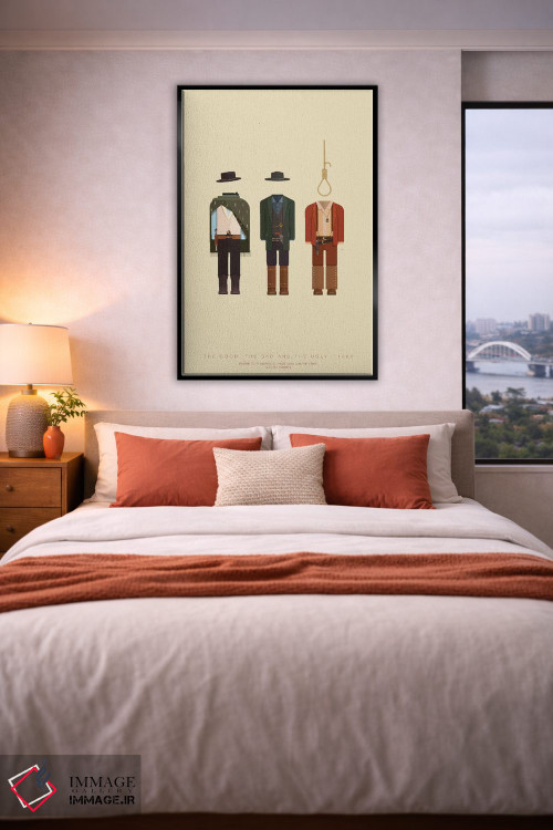 تابلو مینیمال خوب، بد، زشت اثر فرد بیرچال - D6B