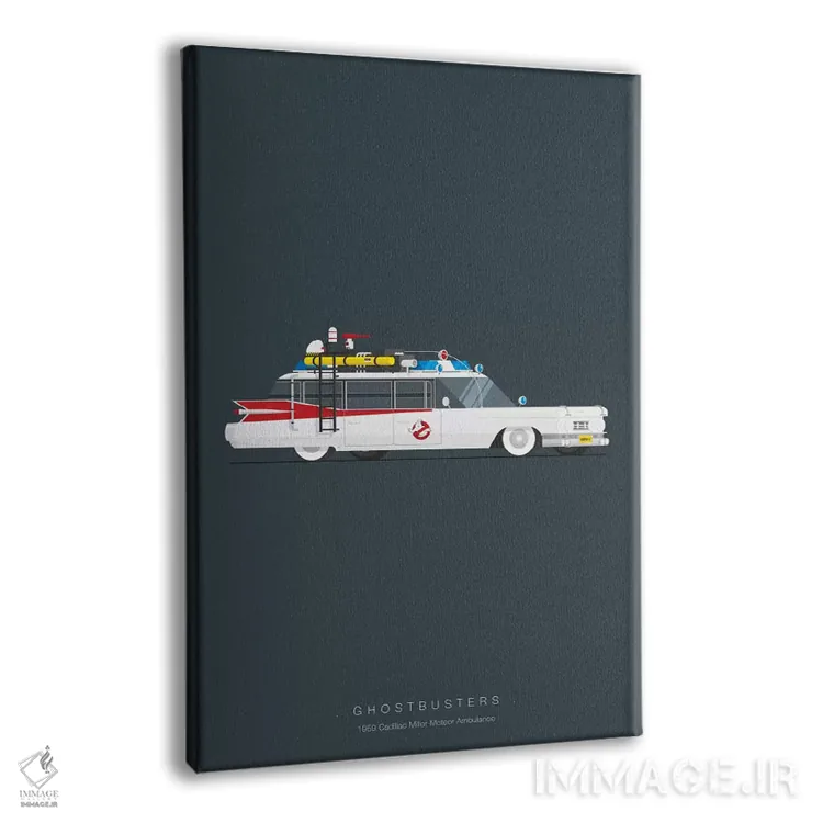 تابلو مینیمال شکارچیان روح اثر فرد بیرچال - نمای پرسپکتیو محصول