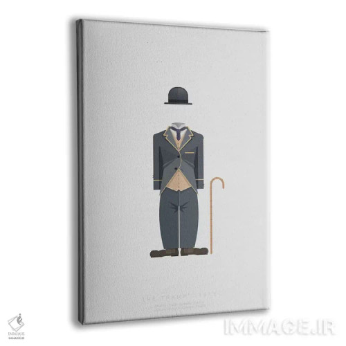 تابلو مینیمال آواره اثر فرد بیرچال - نمای پرسپکتیو محصول