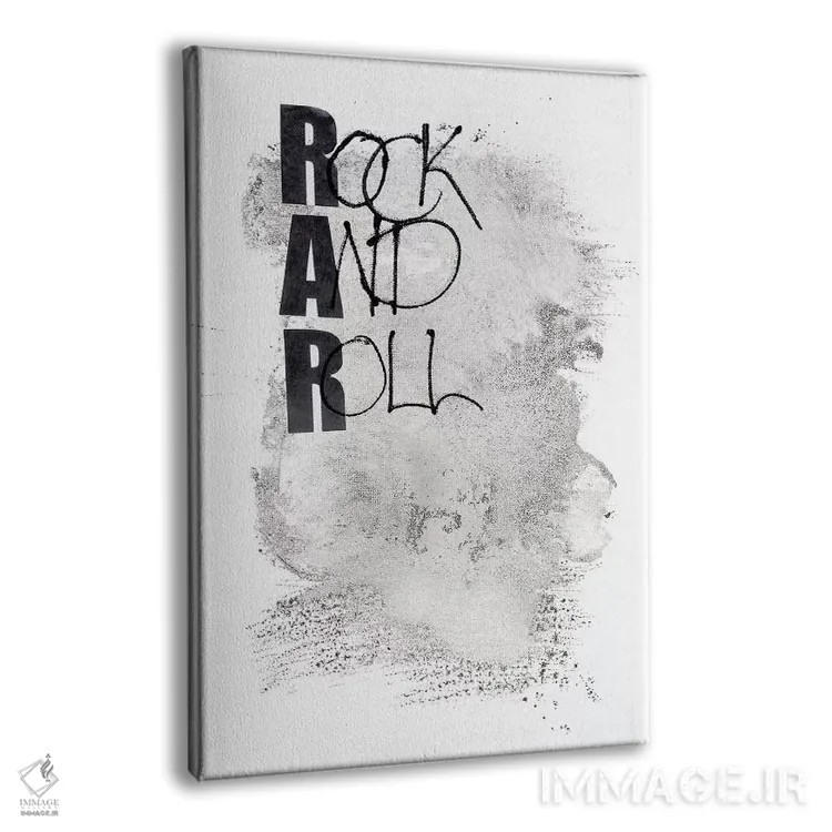 تابلو دکوراتیو راک اند رول اثر دیزاین فابریکن - نمای پرسپکتیو محصول