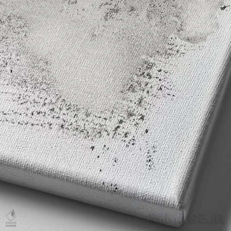 تابلو دکوراتیو راک اند رول اثر دیزاین فابریکن - نمای نزدیک بافت بوم