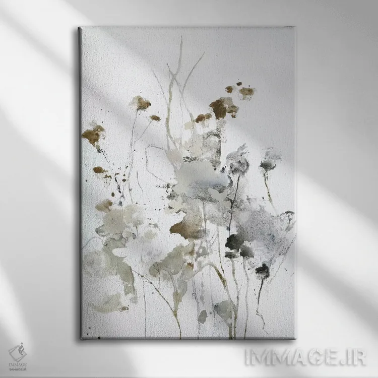 تابلو مینیمال این روزها ۲ اثر دیزاین فابریکن - نمای روبهرو روی دیوار