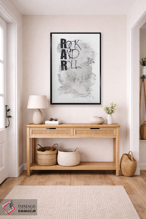 تابلو دکوراتیو راک اند رول اثر دیزاین فابریکن - D5B