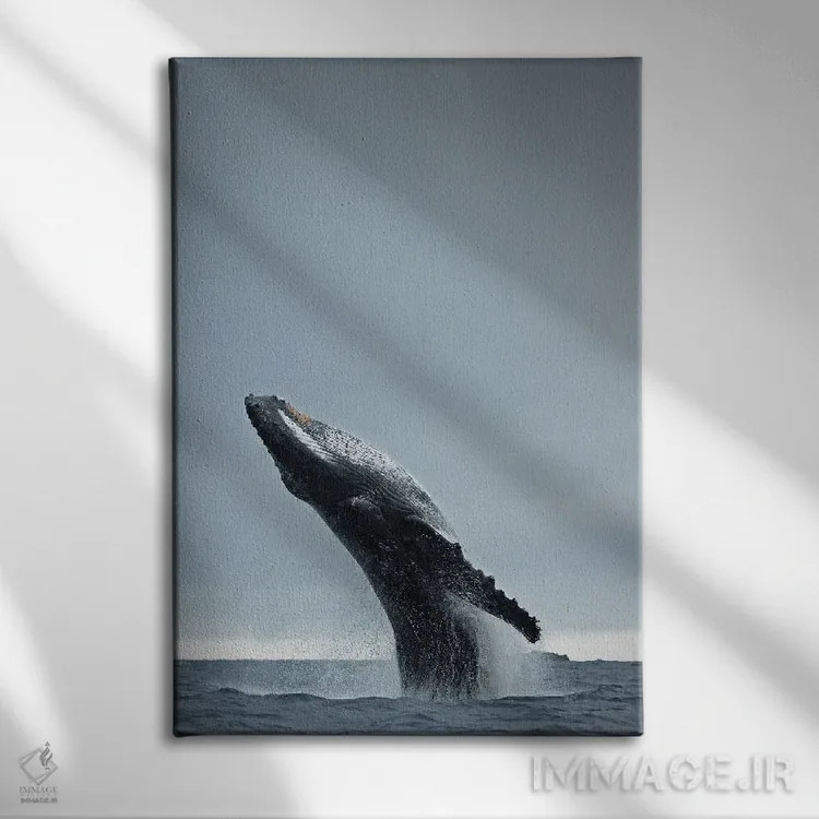 تابلو دکوراتیو ۴۰ تن اثر دیزاین فابریکن - نمای روبهرو روی دیوار