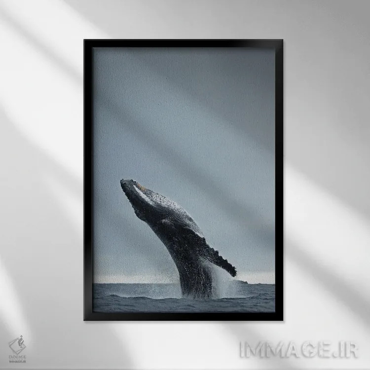 تابلو دکوراتیو ۴۰ تن اثر دیزاین فابریکن - نمای قابدار مشکی