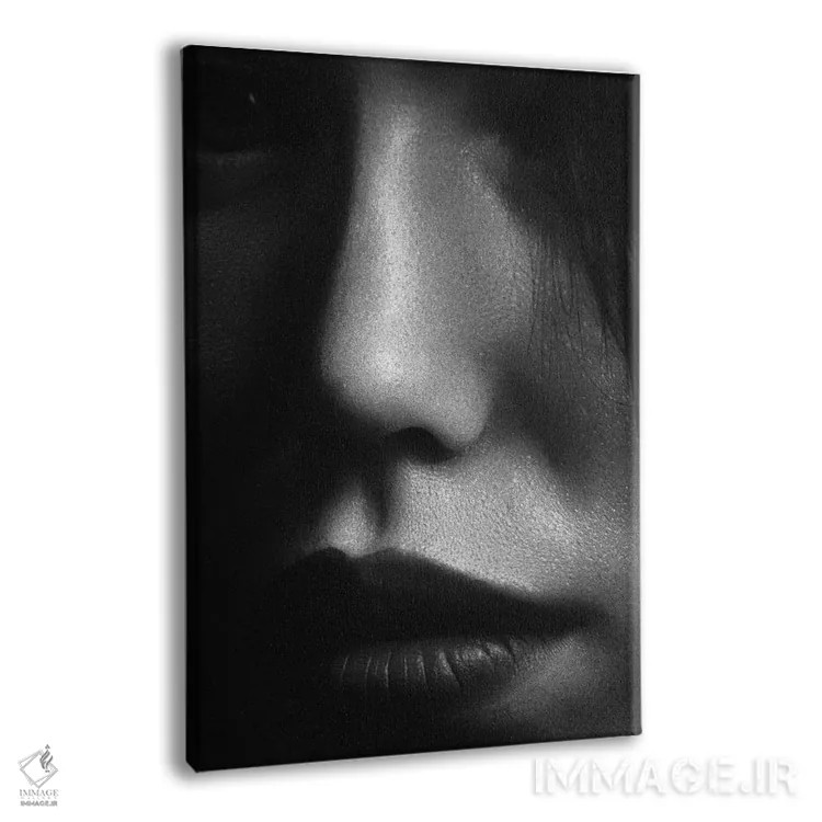 تابلو دکوراتیو چهره ۲ اثر دیزاین فابریکن - نمای پرسپکتیو محصول