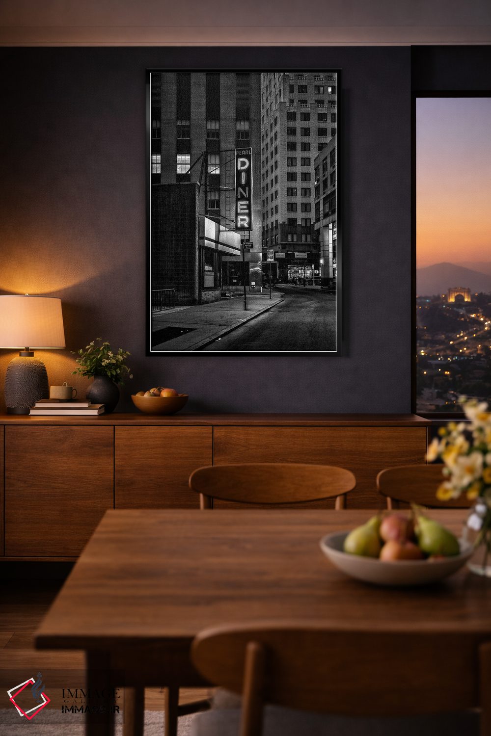 تابلو دکوراتیو غذاخوری اثر دیزاین فابریکن - D2B