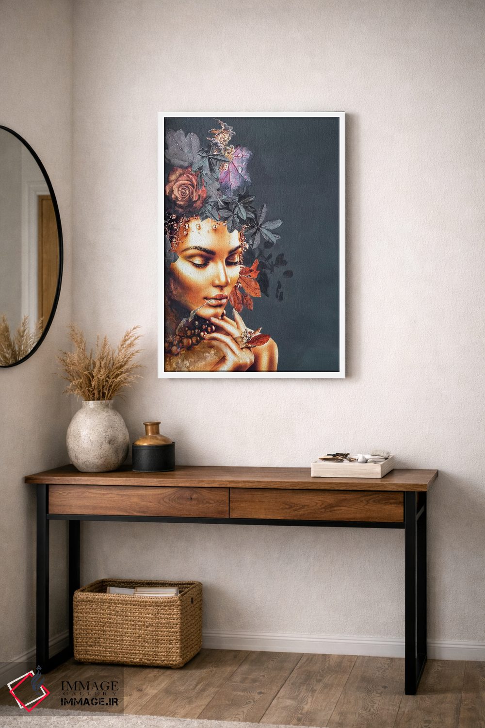 تابلو دکوراتیو مد طلایی ۱ اثر دیزاین فابریکن - D4W