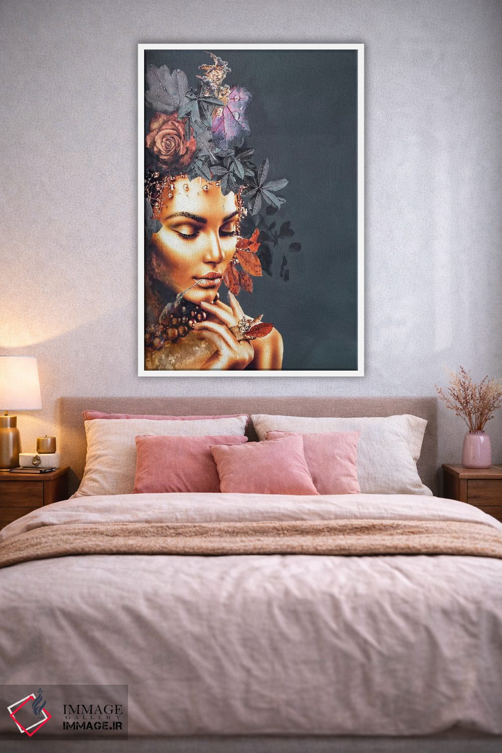 تابلو دکوراتیو مد طلایی ۱ اثر دیزاین فابریکن - D2W