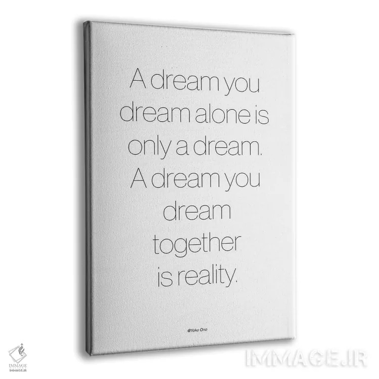 تابلو دکوراتیو یک رویا اثر دیزاین فابریکن - نمای پرسپکتیو محصول