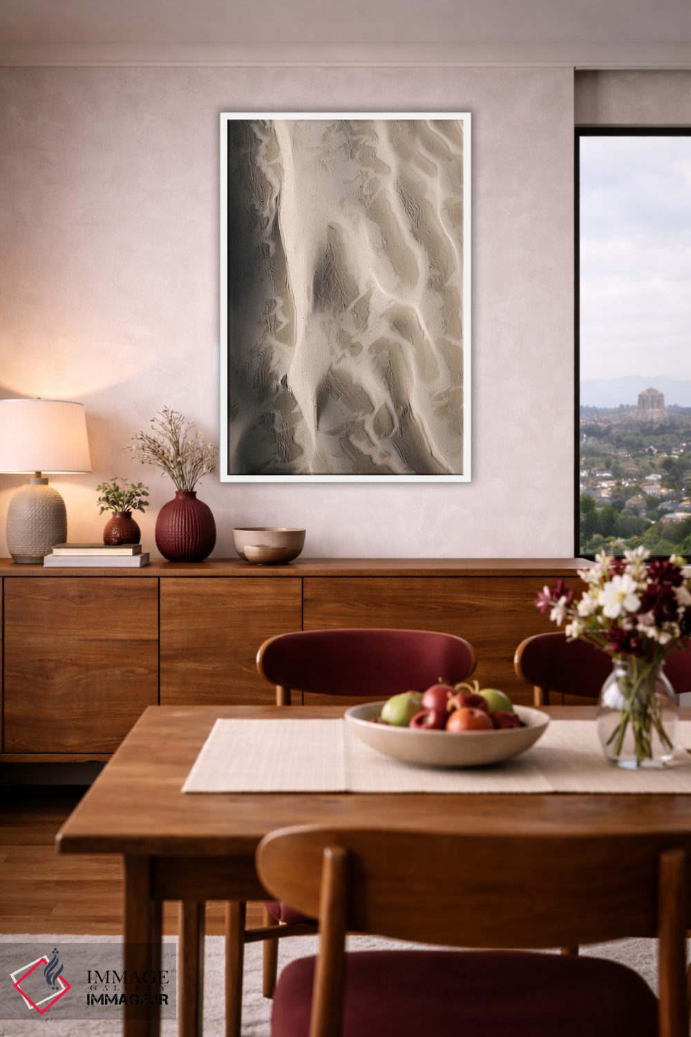 تابلو انتزاعی از بالا ۳ اثر دیزاین فابریکن - D3W