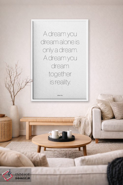 تابلو دکوراتیو یک رویا اثر دیزاین فابریکن - D1W