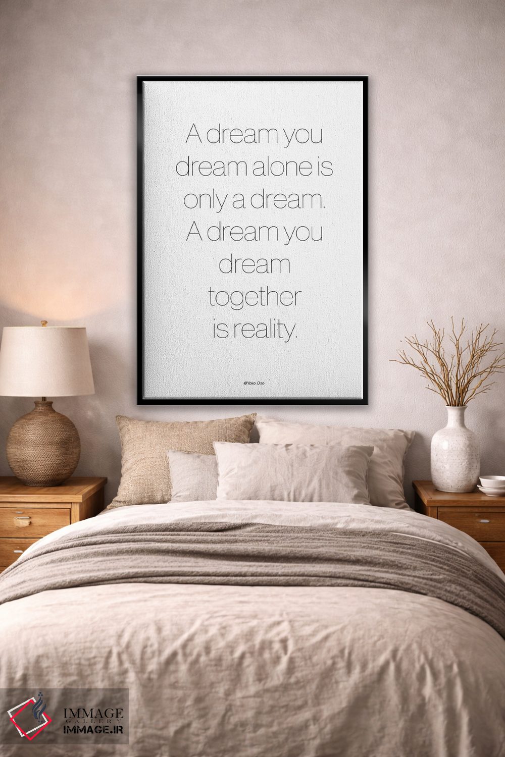 تابلو دکوراتیو یک رویا اثر دیزاین فابریکن - D2B